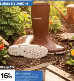Carrefour Drive Dunlop - boîtes de pluie famille offre