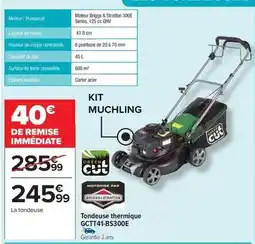 Carrefour Drive Briggs & stratton - tondeuse thermique gctt41-bs300e offre