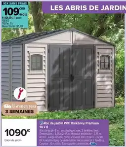 Carrefour Drive Total - abri de jardin pvc premium offre