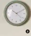 Super U Horloge plastique 28 cm offre