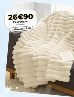 L'incroyable Plaid 'stripes' offre