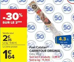Carrefour Market Fuet catalan carrefour original offre