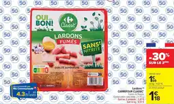 Carrefour Market Lardons carrefour classic offre
