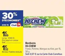 Carrefour Market Bonbons hi-chew offre