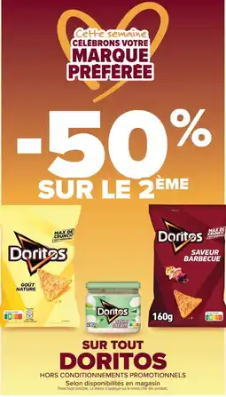 Carrefour Market SUR TOUT DORITOS offre