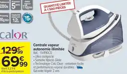 Carrefour Market Centrale vapeur autonomie illimitée offre