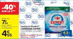 Carrefour Market Lessive en poudre carrefour expert offre