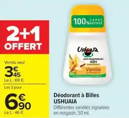 Carrefour Market Déodorant à billes ushuaia offre