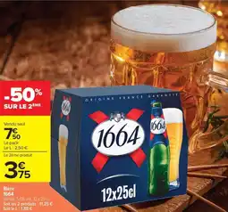 Carrefour Market Bière 1664 offre