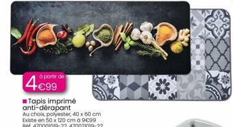 Kandy Tapis Imprimé offre