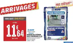 Brico Cash Mapei - rabeages sol intérieur haute performance 25 kg offre