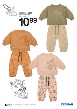 Zeeman Zeeman ensemble bébé offre