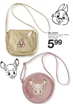 Zeeman Sac enfant modèle rond offre