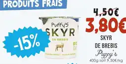 Naturalia Puffy's skyr de brebis offre