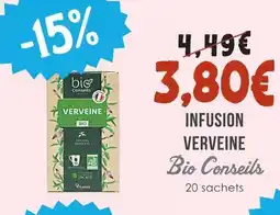 Naturalia Bio coseils infusion verveine offre