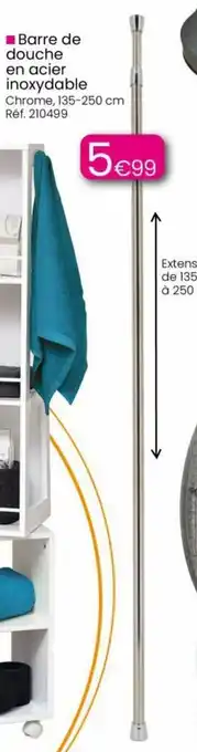 Barre de Douche En Acier