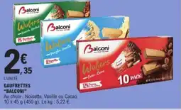 E.Leclerc BALCONI Gaufrettes offre