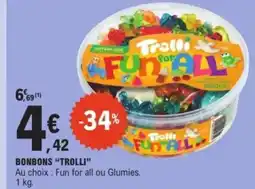 E.Leclerc TROLLI Bonbons offre