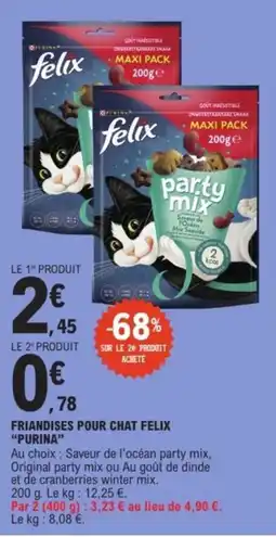 E.Leclerc PURINA Friandises pour chat felix offre