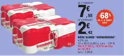 E.Leclerc KRONENBOURG Bière blonde offre