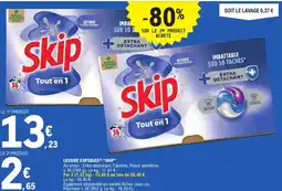 E.Leclerc SKIP Lessive capsules offre