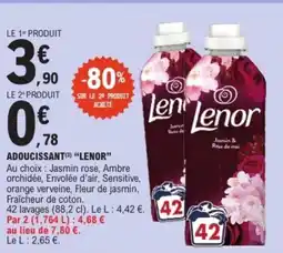 E.Leclerc LENOR Adoucissant offre
