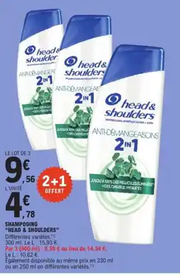 E.Leclerc HEAD & SHOULDERS Shampooing offre