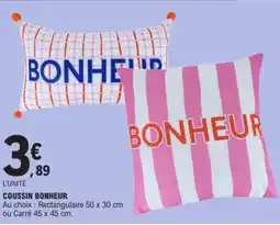 E.Leclerc Coussin bonheur offre