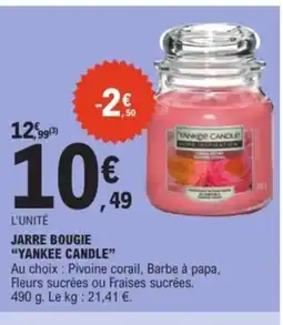 E.Leclerc YANKEE CANDLE Jarre bougie offre