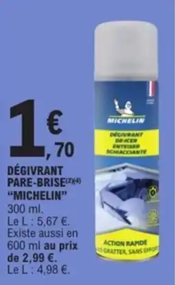 E.Leclerc MICHELIN Dégivrant pare-brise offre
