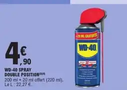 E.Leclerc WD-40 spray double position offre