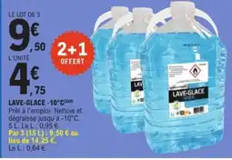 E.Leclerc Lave-glace -10°c offre
