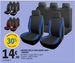E.Leclerc SODIFAC Housses della pour sièges auto offre