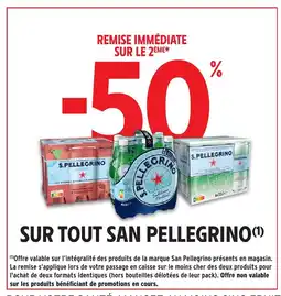 Intermarché SAN PELLEGRINO Sur tout offre