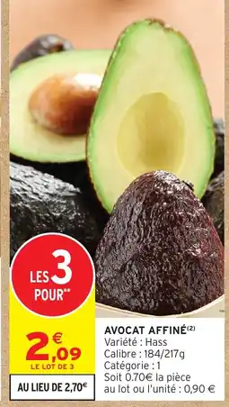 Intermarché Avocat affiné offre