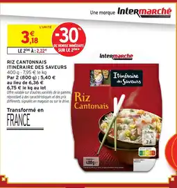 Intermarché ITINÉRAIRE DES SAVEURS Rizcantonnais offre