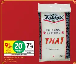 Intermarché LA JONQUE Riz long parfumé thaï offre