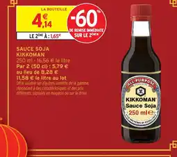Intermarché KIKKOMAN Sauce soja offre