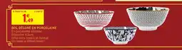 Intermarché Bol décoré en porcelaine offre