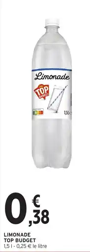 Intermarché TOP BUDGET Limonade offre