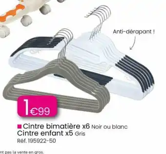 Kandy Cintre Bimatière x6 offre