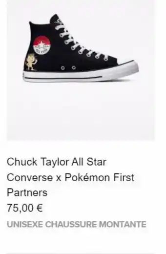 Converse Chuck Taylor All Star Converse x Pokémon First offre
