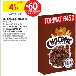 Intermarché CHOCAPIC NESTLÉ Céréales offre