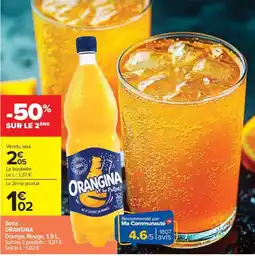 Carrefour Market Soda orangina offre