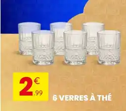 Stokomani 6 verres à thé offre