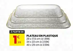 Stokomani Plateau en plastique offre