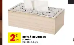 Stokomani Boîte à mouchoirs fleurs offre