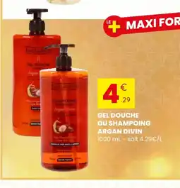 Stokomani Gel douche ou shampoing argan divin offre