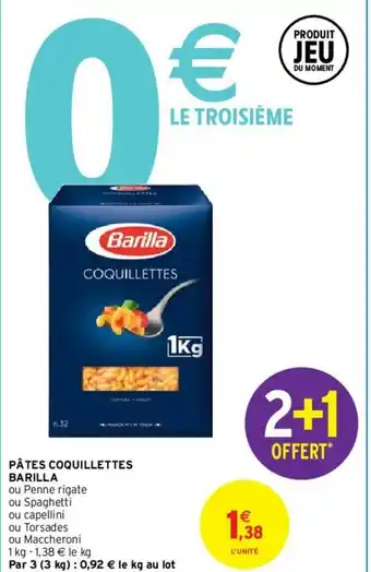 Pâtes Coquillettes Barilla