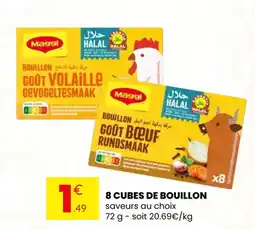 Stokomani 8 cubes de bouillon offre